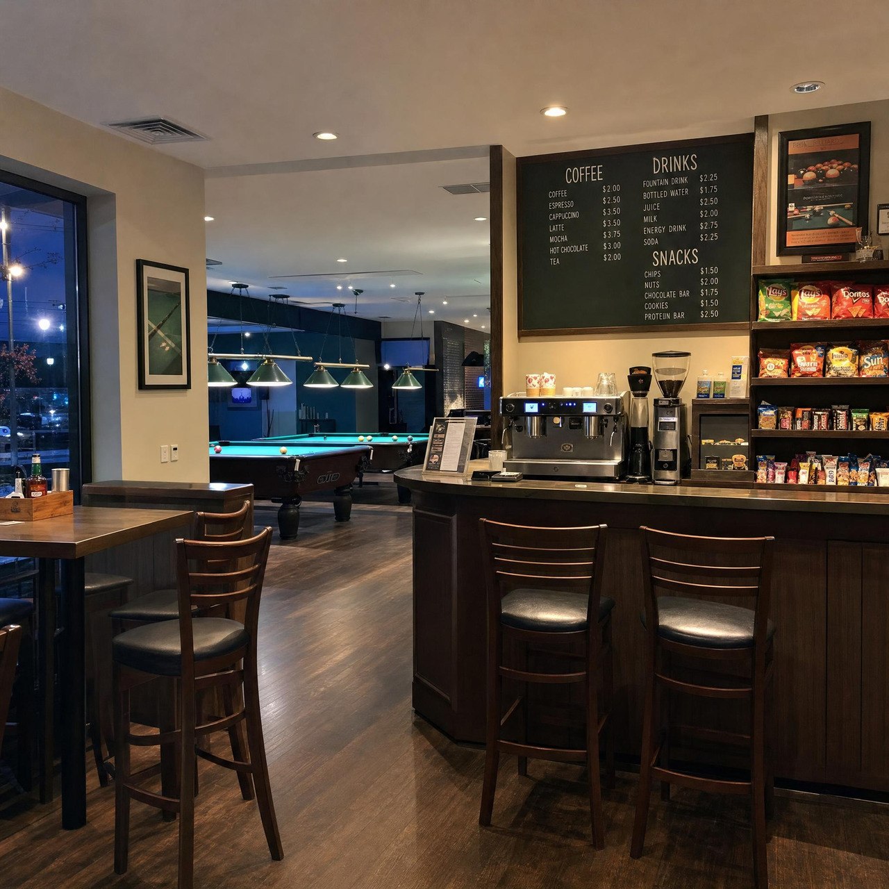 TangPools Billiard Club Interior